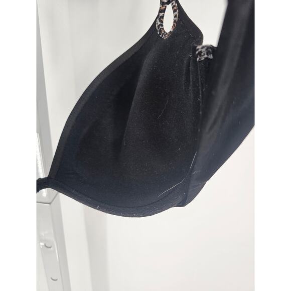 Sexy Little Things by Victorias Secret Sz 36D Padded Push Up Bra Black Leopard - Picture 6 of 6